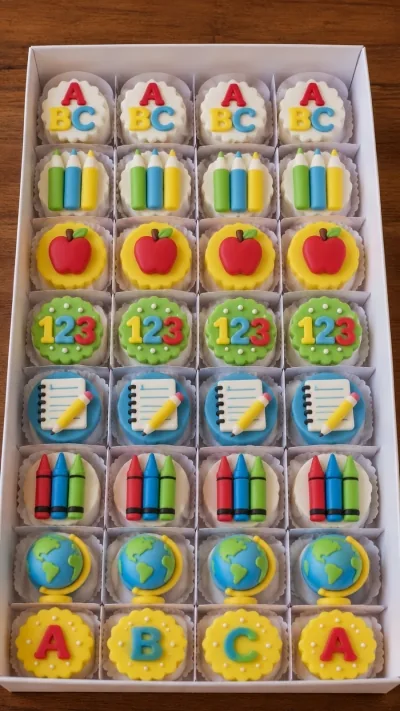 Docinhos tema escola